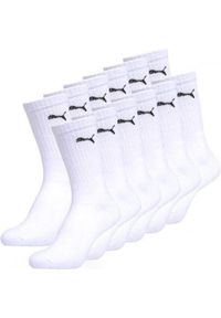 Skarpety sportowe Puma – 12 par – białe. Kolor: czarny. Materiał: bawełna, poliester, elastan. Sport: bieganie #1