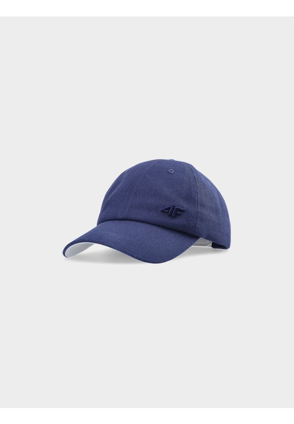 4f - 4F Czapka z daszkiem snapback uniseks - granatowa S/M. Kolor: niebieski. Materiał: bawełna, materiał. Wzór: haft. Sezon: lato. Styl: klasyczny, sportowy, casual
