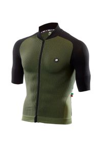 SIXS - Jersey Sixs Clima 2 Army. Kolor: wielokolorowy, czarny, zielony. Materiał: jersey. Sport: kolarstwo #1