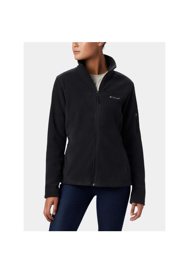 columbia - Bluza polarowa turystyczna damska Columbia Fast Trek II. Kolor: czarny. Materiał: polar. Sport: turystyka piesza