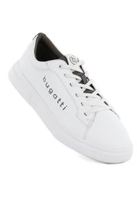 Półbuty sportowe męskie białe Bugatti TT153111. Kolor: biały. Materiał: skóra ekologiczna. Styl: sportowy #1