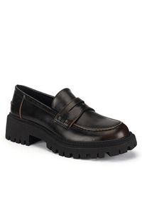 Jenny Fairy Loafersy HY13027-17 Brązowy. Kolor: brązowy. Materiał: skóra #3