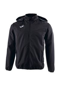 Kurtka do piłki nożnej męska Joma Bremen przeciwdeszczowa. Kolor: czarny. Sport: bieganie #1