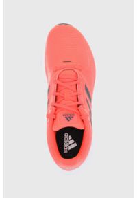 Adidas - adidas Buty kolor pomarańczowy. Nosek buta: okrągły. Zapięcie: sznurówki. Kolor: pomarańczowy. Materiał: materiał, włókno, guma. Sport: bieganie #3