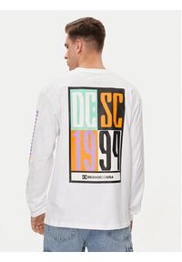 DC Shoes Longsleeve Sportster Hls ADYZT05371 Biały Regular Fit. Kolor: biały. Materiał: bawełna. Długość rękawa: długi rękaw #4