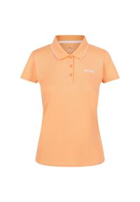 Regatta - Damska Koszulka Polo Maverick V. Typ kołnierza: polo. Kolor: pomarańczowy