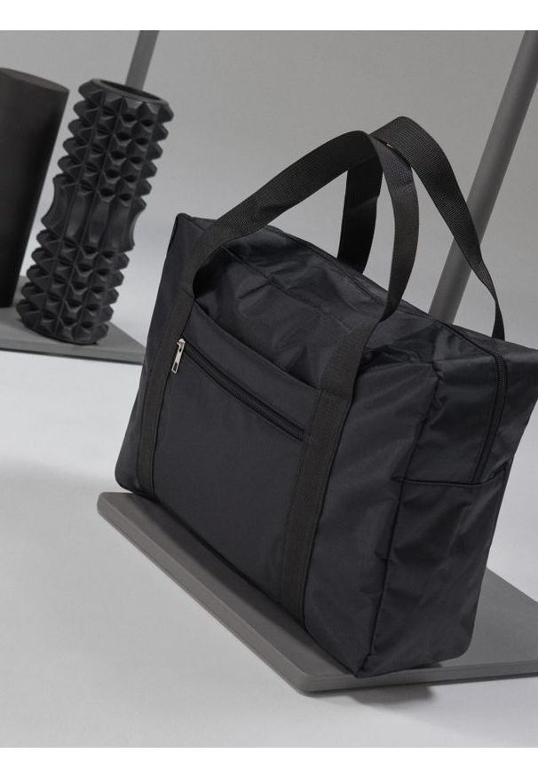 Sinsay - Torba na siłownię - czarny. Kolor: czarny