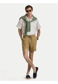 Polo Ralph Lauren Koszula 710966421504 Biały Classic Fit. Typ kołnierza: polo. Kolor: biały. Materiał: len #6