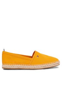 TOMMY HILFIGER - Tommy Hilfiger Espadryle Basic Tommy Flat Espadrille FW0FW06497 Żółty. Kolor: żółty #1