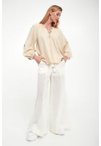 Twinset U&B - Bluzka damska lniana TWINSET U&B. Materiał: len #4