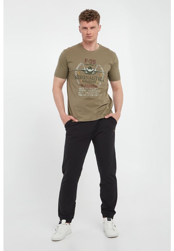 Aeronautica Militare - T-shirt męski z grafiką AERONAUTICA MILITARE
