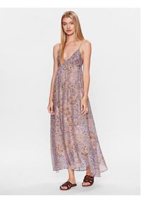 only - ONLY Sukienka letnia 15296455 Kolorowy Regular Fit. Materiał: wiskoza. Wzór: kolorowy. Sezon: lato