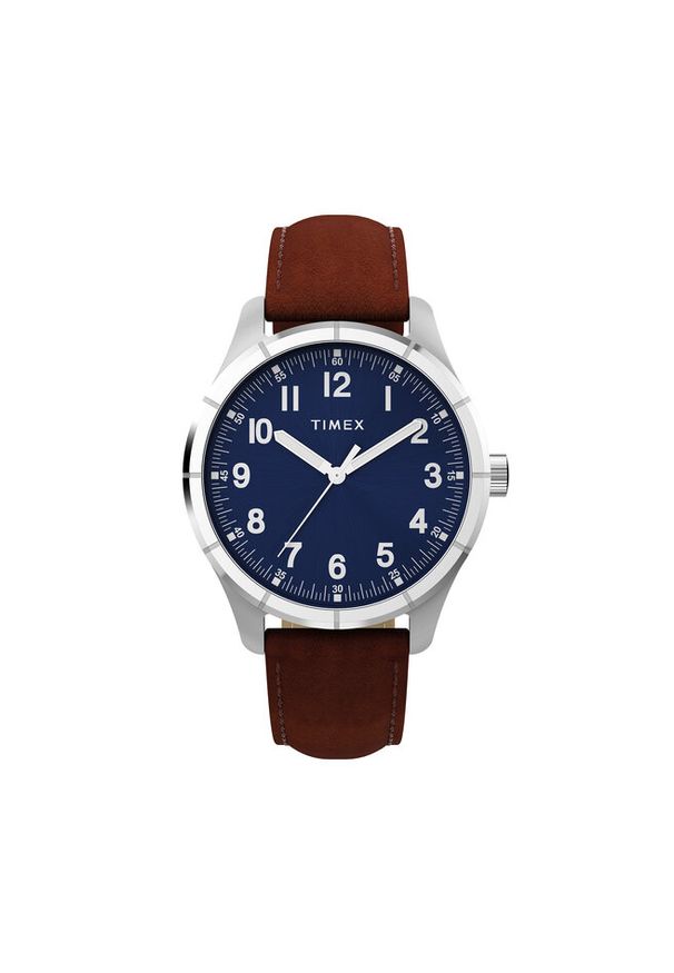 Zegarek Timex. Kolor: brązowy. Styl: street
