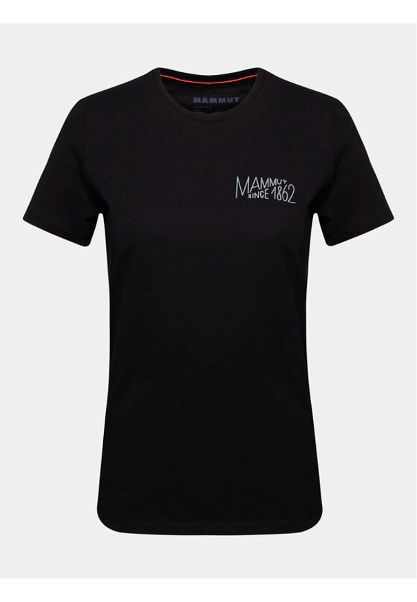 Mammut Koszulka techniczna Massone 1017-05241-0001-112 Czarny Regular Fit. Kolor: czarny. Materiał: bawełna