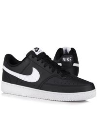 Buty sportowe do chodzenia Nike COURT VISION LO NN. Okazja: na co dzień. Kolor: biały, wielokolorowy, czarny. Materiał: skóra. Model: Nike Court. Sport: turystyka piesza