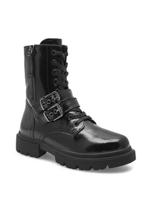 Sergio Bardi Trzewiki EST-C1009-02SB Czarny. Kolor: czarny. Materiał: skóra, syntetyk