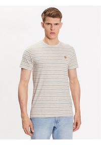 INDICODE T-Shirt Amine 40-846 Écru Regular Fit. Materiał: bawełna