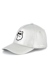 Karl Lagerfeld - Czapka z daszkiem KARL LAGERFELD. Kolor: szary #1