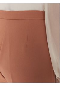 Pinko - PINKO Spodnie materiałowe Hulka 100054 7624 Brązowy Regular Fit. Kolor: brązowy. Materiał: syntetyk