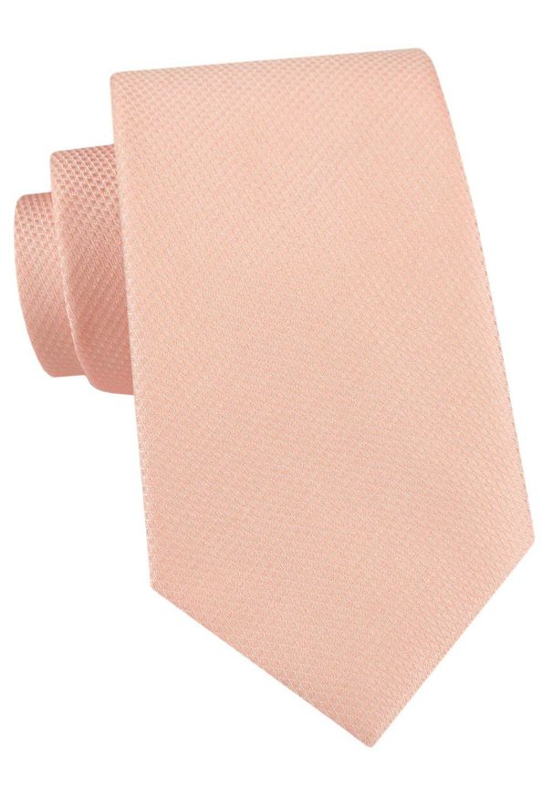 Męski Krawat Alties - Jasna Brzoskwinia. Materiał: tkanina. Styl: wizytowy, elegancki