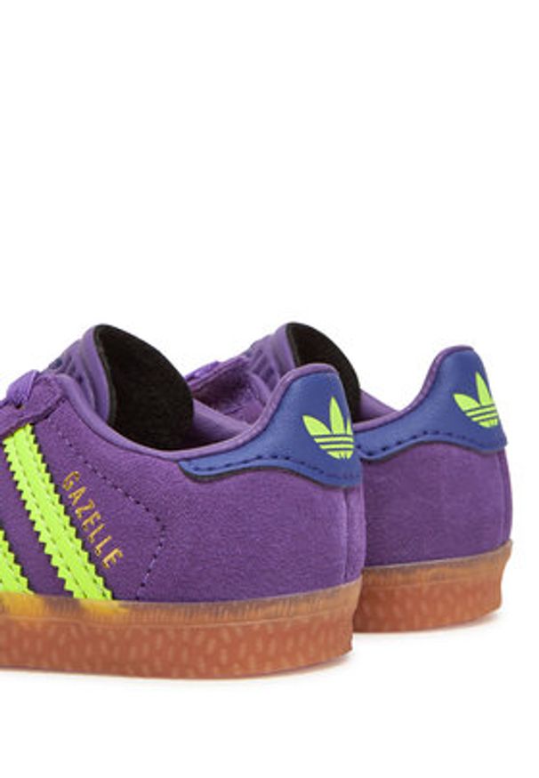 Adidas - adidas Sneakersy Gazelle Comfort Closure JP7136 Fioletowy. Kolor: fioletowy. Materiał: zamsz, skóra. Model: Adidas Gazelle