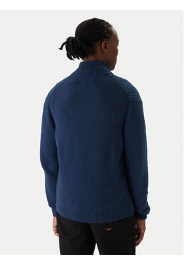 Jack & Jones Sweter Point 12287316 Niebieski Relaxed Fit. Kolor: niebieski. Materiał: bawełna