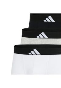 Adidas - Bokserki Active Flex Cotton 6 pak. Kolor: szary. Materiał: bawełna, elastan