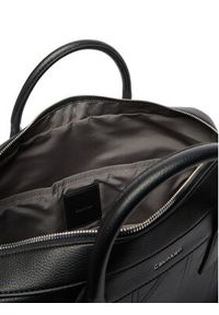 Calvin Klein Torba na laptopa Emblem Aop Emboss Commuter LV04D3329G Czarny. Kolor: czarny. Materiał: skóra #2