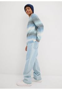 bonprix - Gruby sweter z efektem ombre. Kolor: szary #3
