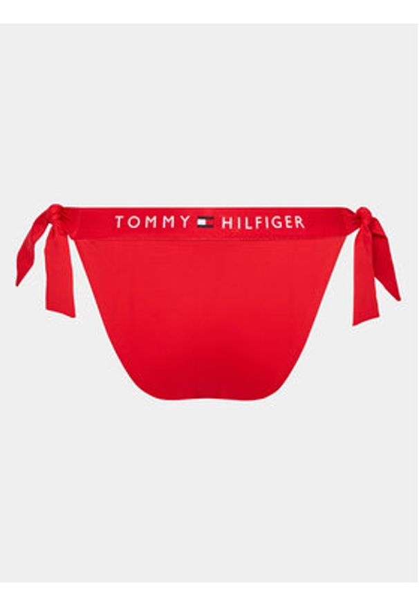 TOMMY HILFIGER - Tommy Hilfiger Dół od bikini UW0UW04497 Czerwony. Kolor: czerwony. Materiał: syntetyk