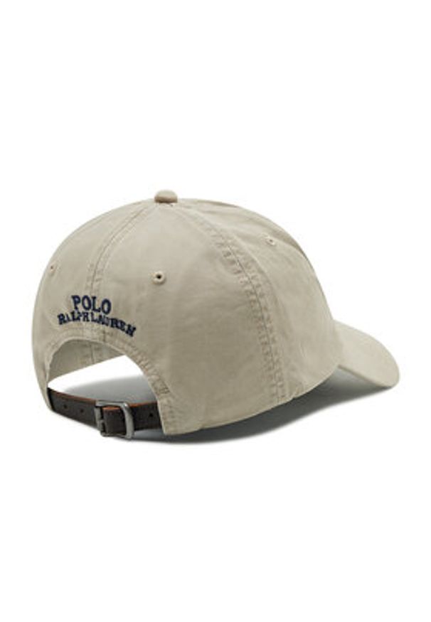 Polo Ralph Lauren Czapka z daszkiem Classic Sport Cap 710834737013 Beżowy. Kolor: beżowy. Materiał: materiał. Styl: sportowy