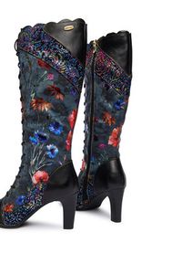 Laura Vita Kozaki Alcbaneo 158 Czarny. Kolor: czarny. Materiał: skóra #6