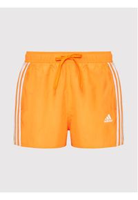 Adidas - adidas Szorty kąpielowe Classic 3-Stripes HA0401 Pomarańczowy Regular Fit. Kolor: pomarańczowy. Materiał: syntetyk #3
