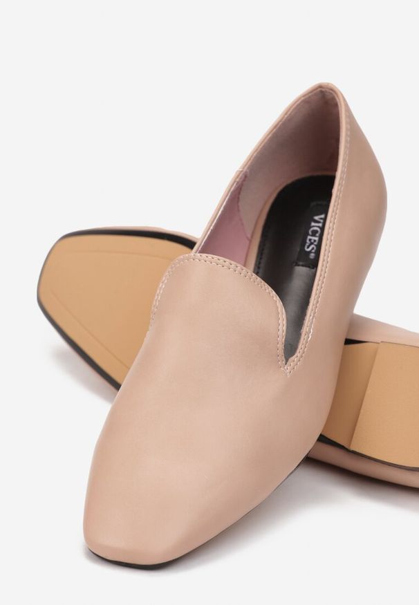Born2be - Różowe Mokasyny Semissa. Kolor: różowy. Materiał: dzianina, prążkowany. Styl: klasyczny, elegancki