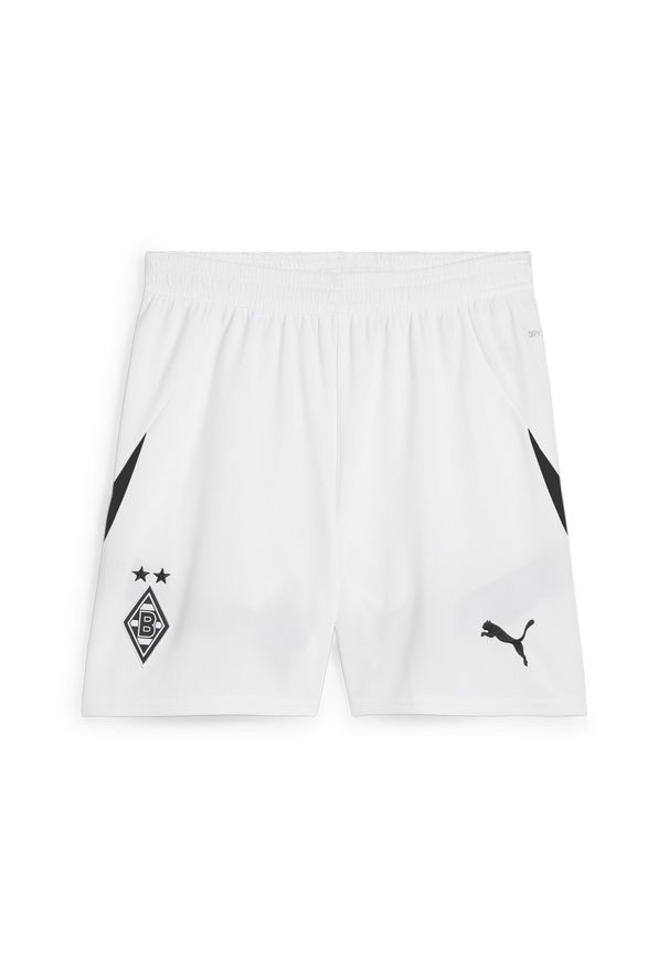 Puma - Młodzieżowe szorty Borussia Mönchengladbach 24/25 PUMA White Black. Kolor: biały, czarny, wielokolorowy. Sport: piłka nożna