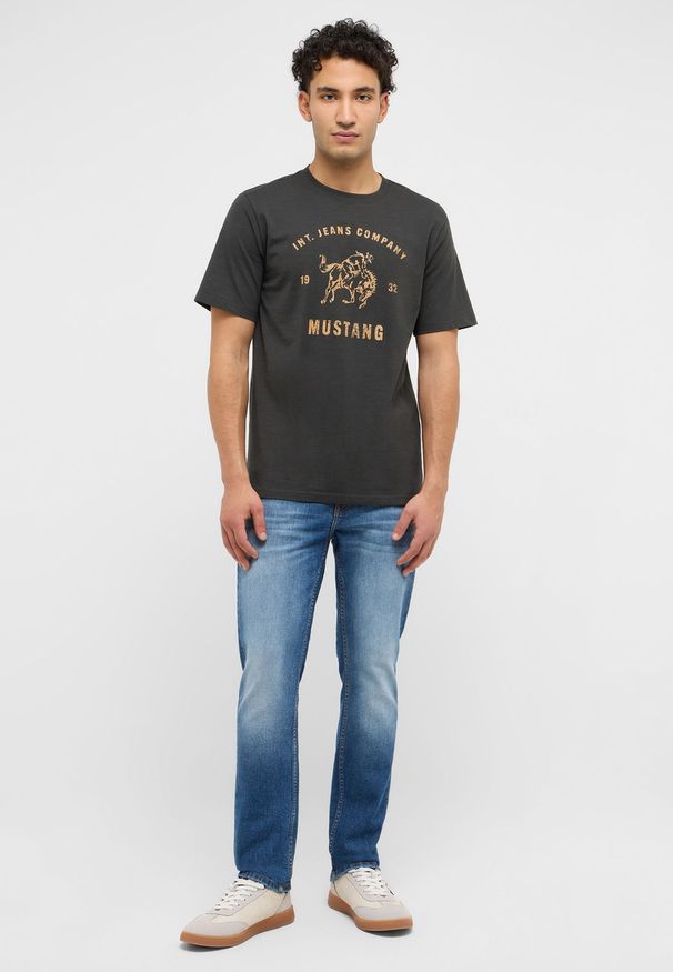 Męskie Spodnie Jeansowe Mustang Style Orlando Slim Denim Blue 1017429 5000 723