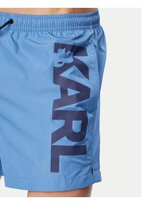 Karl Lagerfeld - KARL LAGERFELD Szorty kąpielowe A1M46013 Niebieski Regular Fit. Kolor: niebieski. Materiał: syntetyk #4