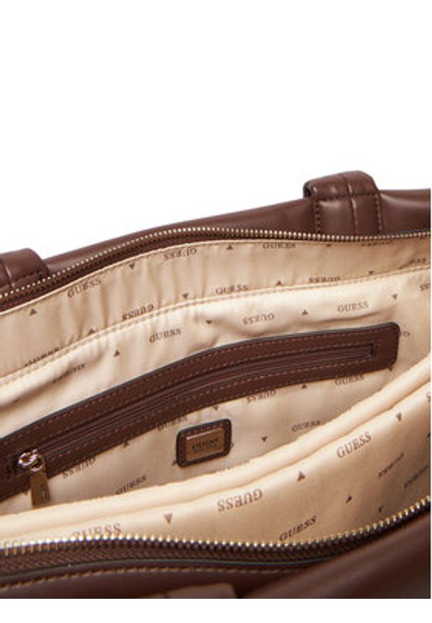 Guess Torebka Sunetra HWNG75 34230 Brązowy. Kolor: brązowy. Materiał: skórzane