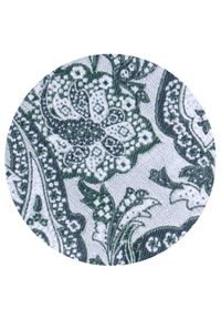 Męski Krawat - Chattier - Zimne Odcienie Zieleni i Srebra. Kolor: zielony. Materiał: tkanina. Styl: elegancki, klasyczny, wizytowy #4