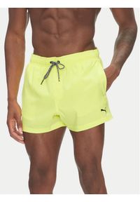 Puma Szorty kąpielowe 907658 Żółty Regular Fit. Kolor: żółty. Materiał: syntetyk