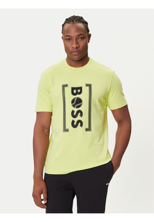 BOSS T-Shirt Iconic TL 50543905 Zielony Relaxed Fit. Kolor: zielony. Materiał: bawełna