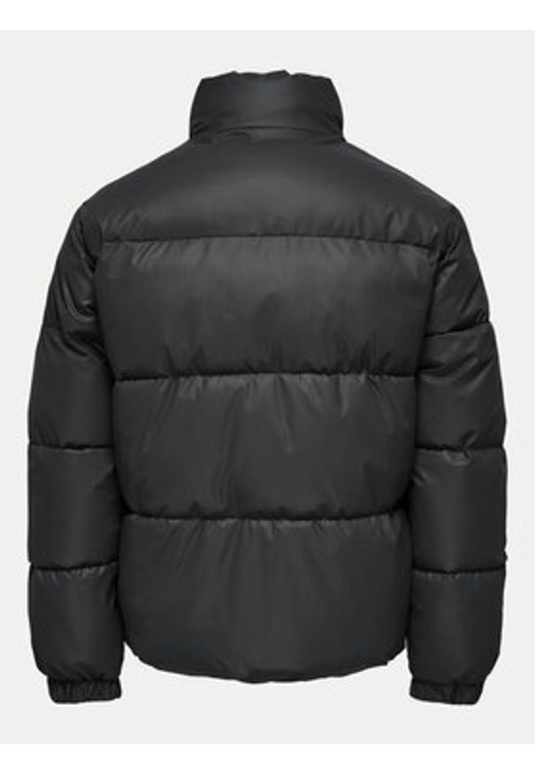 Only & Sons Kurtka zimowa 22030461 Czarny Regular Fit. Kolor: czarny. Materiał: skóra. Sezon: zima