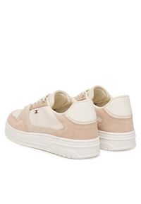 TOMMY HILFIGER - Tommy Hilfiger Sneakersy Court FW0FW09177 Écru. Materiał: skóra #6