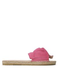 Manebi Espadryle Sandals With Knot R 1.0 JK Różowy. Kolor: różowy. Materiał: skóra, zamsz