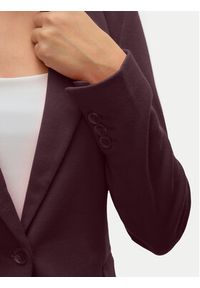 Vero Moda Marynarka Julia 10154123 Fioletowy Regular Fit. Kolor: fioletowy. Materiał: bawełna #4