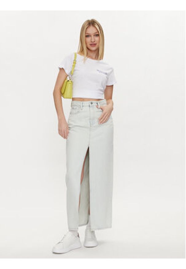 Noisy may - Noisy May T-Shirt Sun 27030257 Biały Oversize. Kolor: biały. Materiał: bawełna