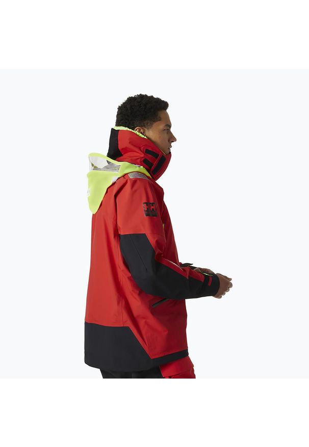 Kurtka narciarska Helly Hansen Ægir Race Sailing 2.0. Kolor: czerwony. Sezon: zima. Sport: narciarstwo