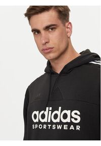 Adidas - adidas Bluza House of Tiro IV8126 Czarny Loose Fit. Kolor: czarny. Materiał: bawełna #5