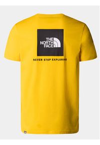 The North Face T-Shirt Redbox NF0A2TX2 Żółty Regular Fit. Kolor: żółty. Materiał: bawełna #6