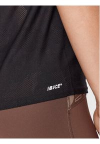 New Balance Top Q Speed Jacquard Tank WT33280 Czarny Regular Fit. Kolor: czarny. Materiał: syntetyk #4